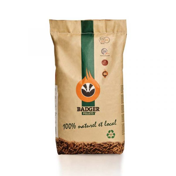 Bancale Pellet Badger ENplus A1 65 sacchi da 15kg
